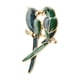 thumbnail image 1 of Broches de Loros de Pájaro Dual Vintage Broches de Aleación Accesorios de Ropa, 1 of 8