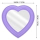 thumbnail image 4 of EeaseMX 1 espejo de pared con forma de corazón para maquillaje femenino., 4 of 7