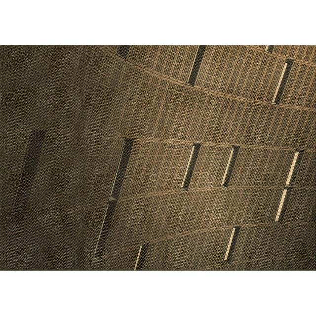 Ahgly Company Machine Washable Indoor Rectangle Transitional Chocolate Brown Area Rugs, 2' x 3'