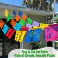 thumbnail image 3 of Dia de los Muertos (Day of the Dead) Plastic Banner Set, Halloween Decor, 4 pack, 50 feet, 3 of 12