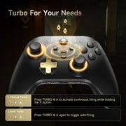 EasySMX Pro Wireless Gaming Controller with Charging Dock and Hall Effect Joysticks & Triggers, RGB Lighting for PC/iOS/Android/Switch
