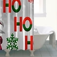 thumbnail image 4 of Holiday Xmas Snowflake Gnomes Short Shower Curtains,Washable Bathtub Curtains with Hooks Basic Polyester Fabric Bathroom Curtains for Bathroom Bathtub Autumn Holiday, 4 of 5