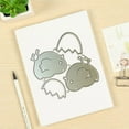 thumbnail image 3 of HYROOY Cute Chick Metal Cutting Dies Embossing Dies Stamps for Card Making, Embossing Photo Album Decorative Craft Carbon Steel, 3 of 7