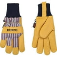 thumbnail image 5 of Kinco Men's Outdoor Knit Wrist Work Gloves - Insulated - 1 Pair, Yellow, Medium, 5 of 8