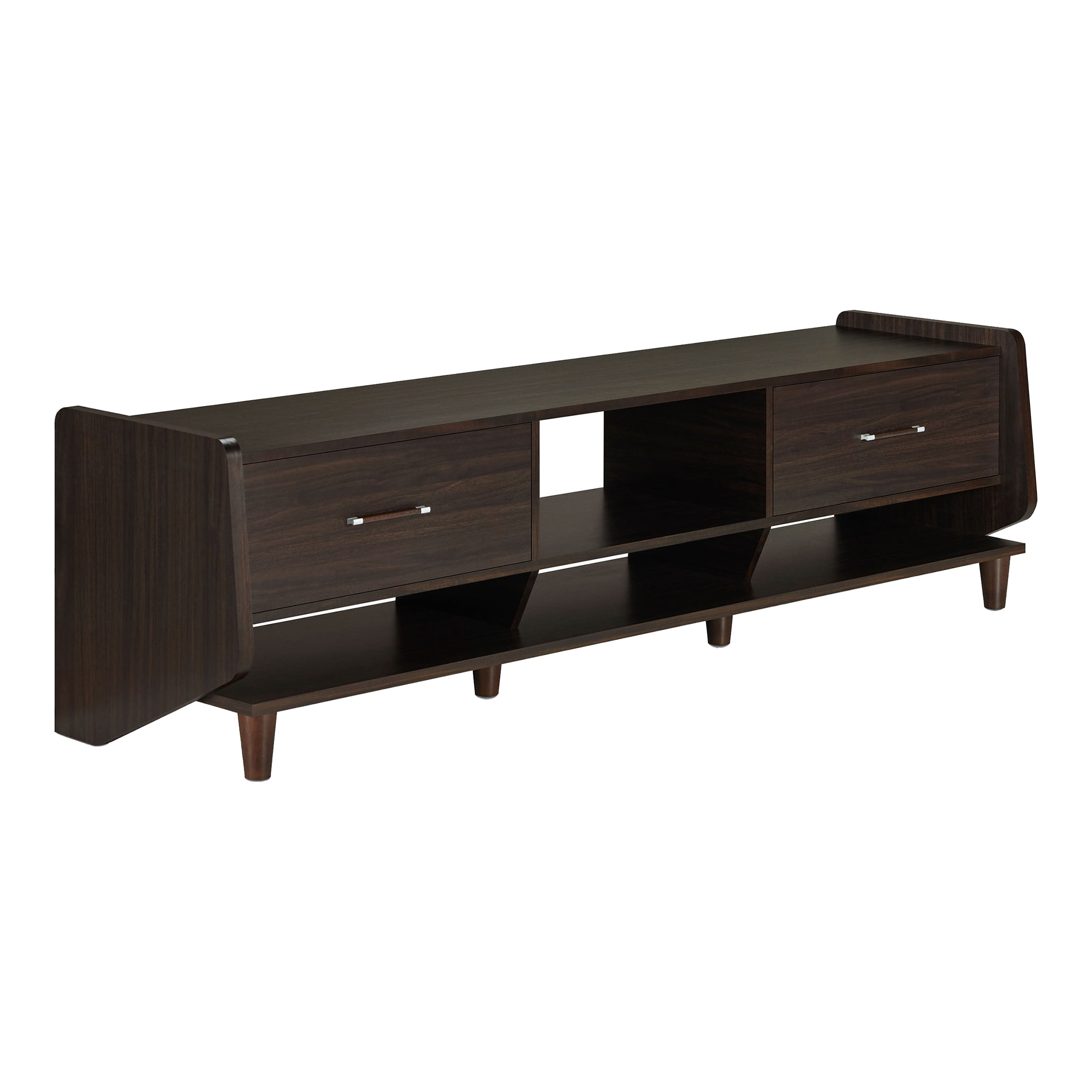 Furniture of America Estelle TV Stand for TVs up to 78", Wenge
