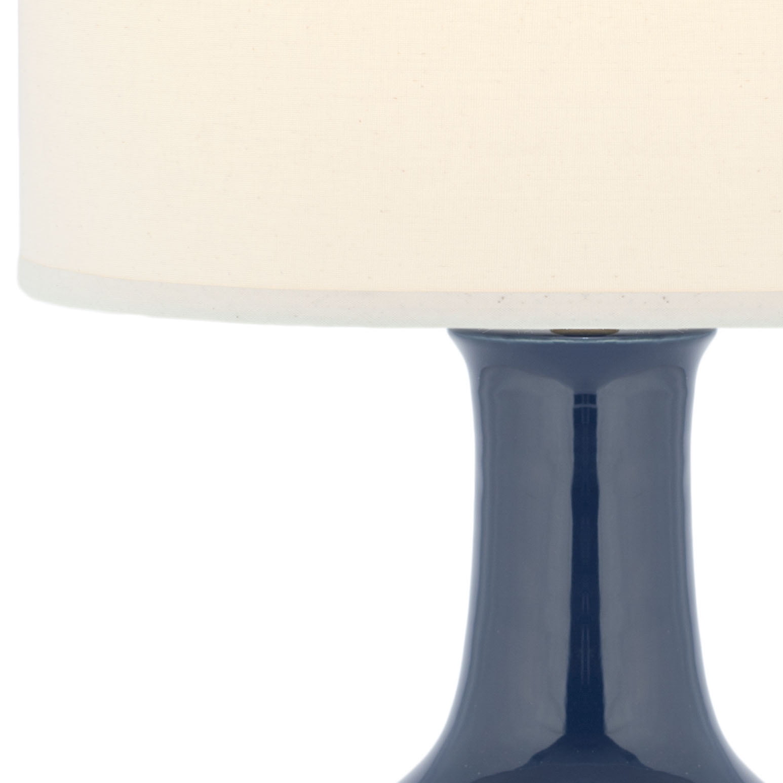 Safavieh Paris 27.5 in 1-Light Glam, Bohemian Gold Table Lamps With off-White Solid Print Shades