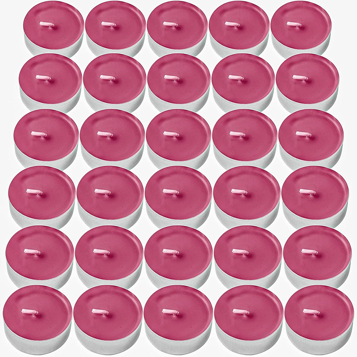 DecorRack 30 Black Cherry Scented Tealight Candles