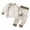 D4-Khaki, variant on CAUYDY 3M 6M 9M 12M Baby Girl Going Home Outfit Newborn Girls Pajamas Comfy Long Sleeve Shirt and Pants 2PCS Set Preemie Sleepers Infant Clothes Fall Winter Sizes 3-6 Months,Khaki