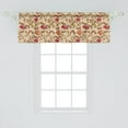thumbnail image 2 of Ambesonne Rowan Window Valance, Fall Themed Mixed Pattern, 54" X 18", Multicolor, 2 of 3