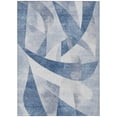 thumbnail image 2 of Addison Rugs Chantille Indoor/Outdoor Transitional Swirls Denim Machine Washable Rectangle Rug, 3' x 5', 2 of 8