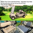 thumbnail image 6 of 10L0L Golf Cart Seat Cover for Yamaha Club Car Precedent Golf Cart Accessories-Gray Beige (L Size), 6 of 7