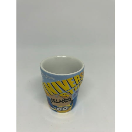 Universal Studios Orlando Despicable Me Approved Minion Mail Shot Glass