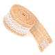 thumbnail image 4 of Cinta de arpillera con encaje blanco, rollo de yute natural para decoración DIY, embalaje de regalo, encaje dentado de 5 yardas y 5cm, 4 of 12