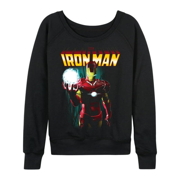 Marvel Iron Man - Modern Oversized - Women's French Terry Pullover Sweatshirt