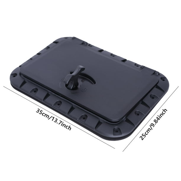 Boat Hatch Cover Plate with Waterproof Bag Supplies Deck Inspection Latch  Lid Professional Assembled Boating Accessories Yacht Kayak Ship 