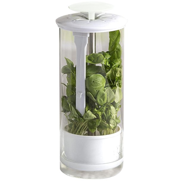 Herb Saver Keeper Pod para La Encimera Del Refrigerador () White