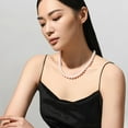 thumbnail image 2 of Aleasha 10mm Faux Pearl Necklace for Women Men 20" Round White Pearl Strand Wedding Jewelry (20inches, 10mm pearl, White), 2 of 5