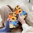 thumbnail image 3 of liangnv Colorful Sunflower Case Compatible for iPhone 12 / iPhone 12 Mini/iPhone 12 Pro/iPhone 12 Pro Max,Graffiti Pattern Phone Case for Girls Women, 3 of 4