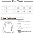 thumbnail image 3 of ATOYSOY Women's Casual Blouse Loose Tops Solid Color Pullover Spring Long Sleeve Shirts Winter Workout Fashion V Neck Button Sweatshirts White XL, 3 of 4