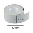 thumbnail image 2 of Waterproof Gap Seal Strip PVC Self Adhesive Caulking Sealing Tape for Kitchen Sink Toilet Bathroom Shower and Bathtub, 2 of 9
