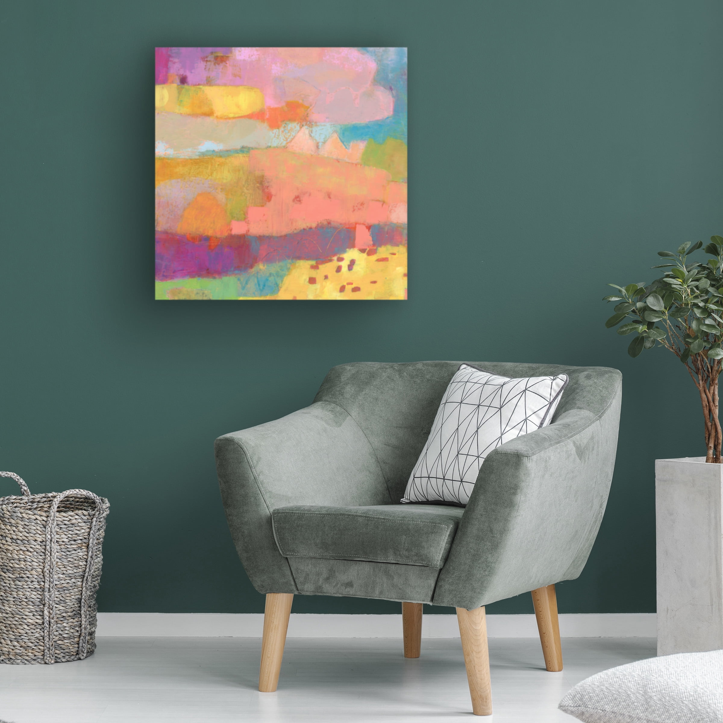 Sue Jachimiec 'Gramercy III' Canvas Art