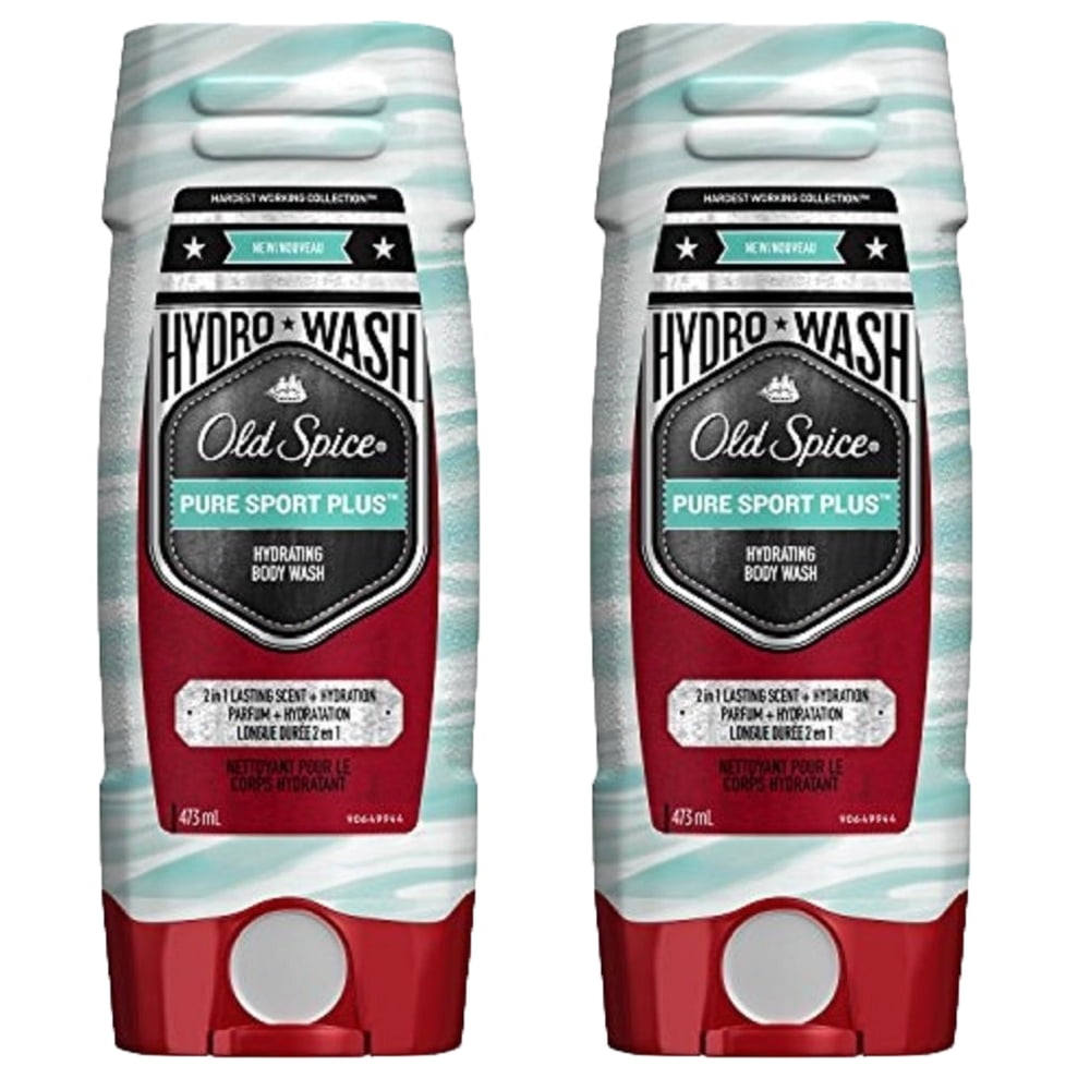 Old Spice Hardest Working Collection Hydro Body Wash, Pure Sport Plus