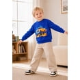 thumbnail image 2 of Aideaone Toddler Boys Sweatshirt Long Sleeve Boys Printed Sweatshirt Kids Crewneck Pullover Tops 3-6T, 2 of 7