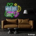thumbnail image 4 of Craftnamesign Where Are You Neon Sign, Open Welcome Sign, Bar Club Decor, 4 of 4