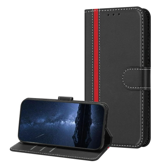 Case For IPhone 16 Pro Max/16 Pro/16 Plus/16, Flip Leather Wallet Case Card Holder Kickstand Cover Shockproof Magnetic Shell