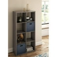 thumbnail image 3 of ClosetMaid Bookcase Open Back 8-Cube Storage Organizer, Graphite Gray (2 Pack), 3 of 6