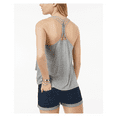 thumbnail image 2 of Love Tribe Juniors' USA Knotted-Back Graphic Tank Top, Hearher Gray, Size L, 2 of 2