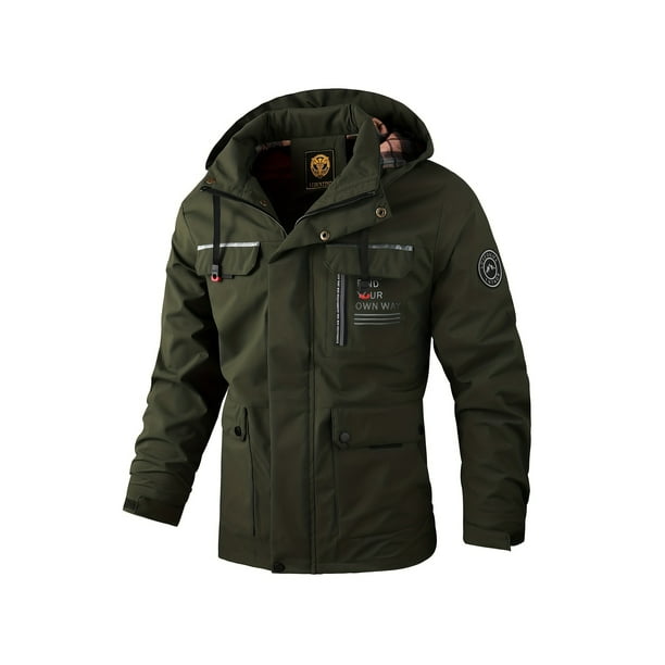 Nueva chaqueta bomber cortavientos informal de moda para hombre, chaqueta deportiva impermeable para exteriores de primavera.