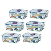 LOCK & LOCK Airtight Rectangular Food Storage Container 11.83-oz / 1.48-cup (Pack of 6)