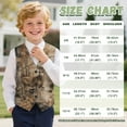 thumbnail image 7 of Garronmavis Deer Boys Outerwear Vests Warm Cute Camo Formal Dress Waistcoat Casual Coat Vest with Pockets Comfortable Boy's 3 Button Formal Suit Vest Fashion Fall Winter Clothes, 7 of 7