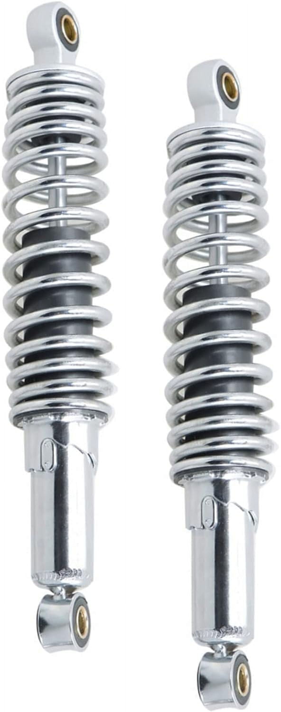 SEBLAFF 1 Pair 12.5 320mm Motorcycle Universal Rear Shock Absorbers Replacement for Suzuki Yamaha Sportster XL883 1200 Kawasaki 90cc 110cc 125cc 150cc Dirt Bike Go Kart ATV Sliver