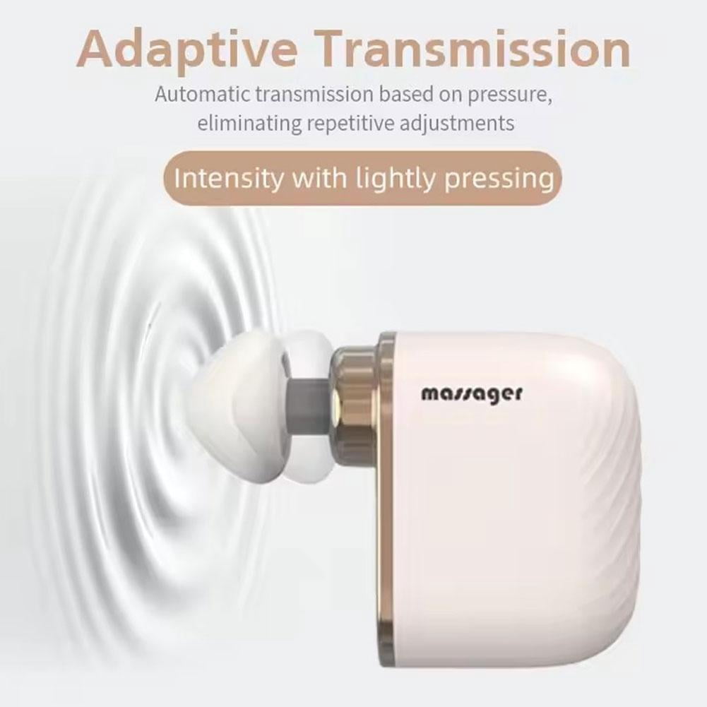 Mini Massage Gun, 650mAh Portable Handheld Percussion Massager with 60 Minute Battery Life, Deep Tissue Muscle Relaxation Device for Post Workout, Office and Travel