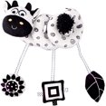 thumbnail image 1 of Juguete colgante para asiento de coche JAMW movimiento de cuna círculo de animales peluche blanco y negro, 1 of 5
