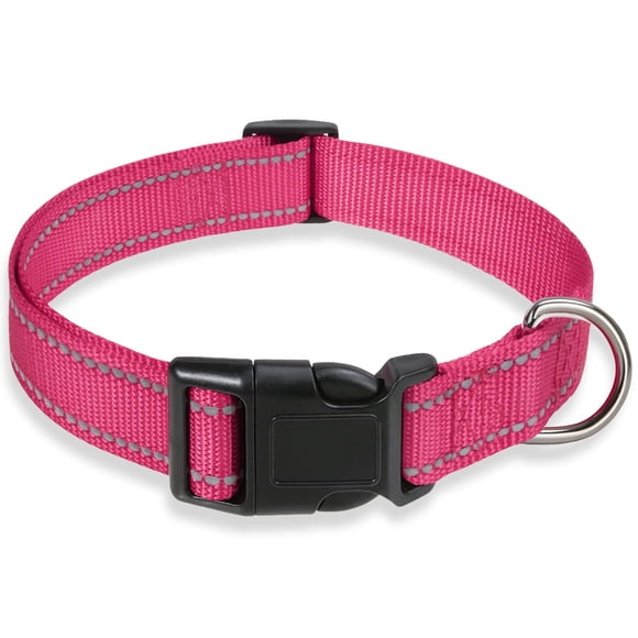 Collar para perros con hebilla ajustable de nailon de seguridad reflectante BOOMIBO