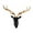 Black, variant on yotijay Resin Sculpture Gift Indoor Collectible Living Room Decoration Bedroom Deer Head White