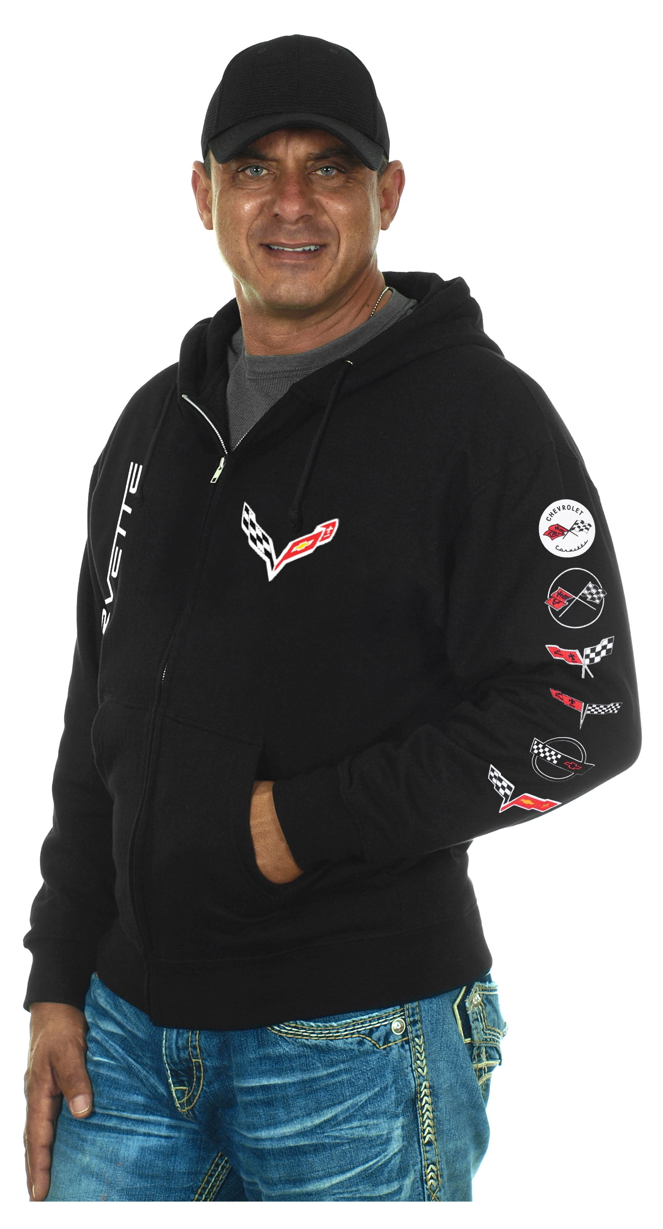 Mens Chevy Corvette Hoodies