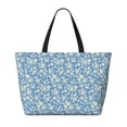thumbnail image 2 of Disketp Floral Retro Style Bolsa de Playa de Gran Capacidad, Bolso Impermeable y a Prueba de Arena para Mujer, Ideal para Playa, Piscina y Natación, 2 of 7