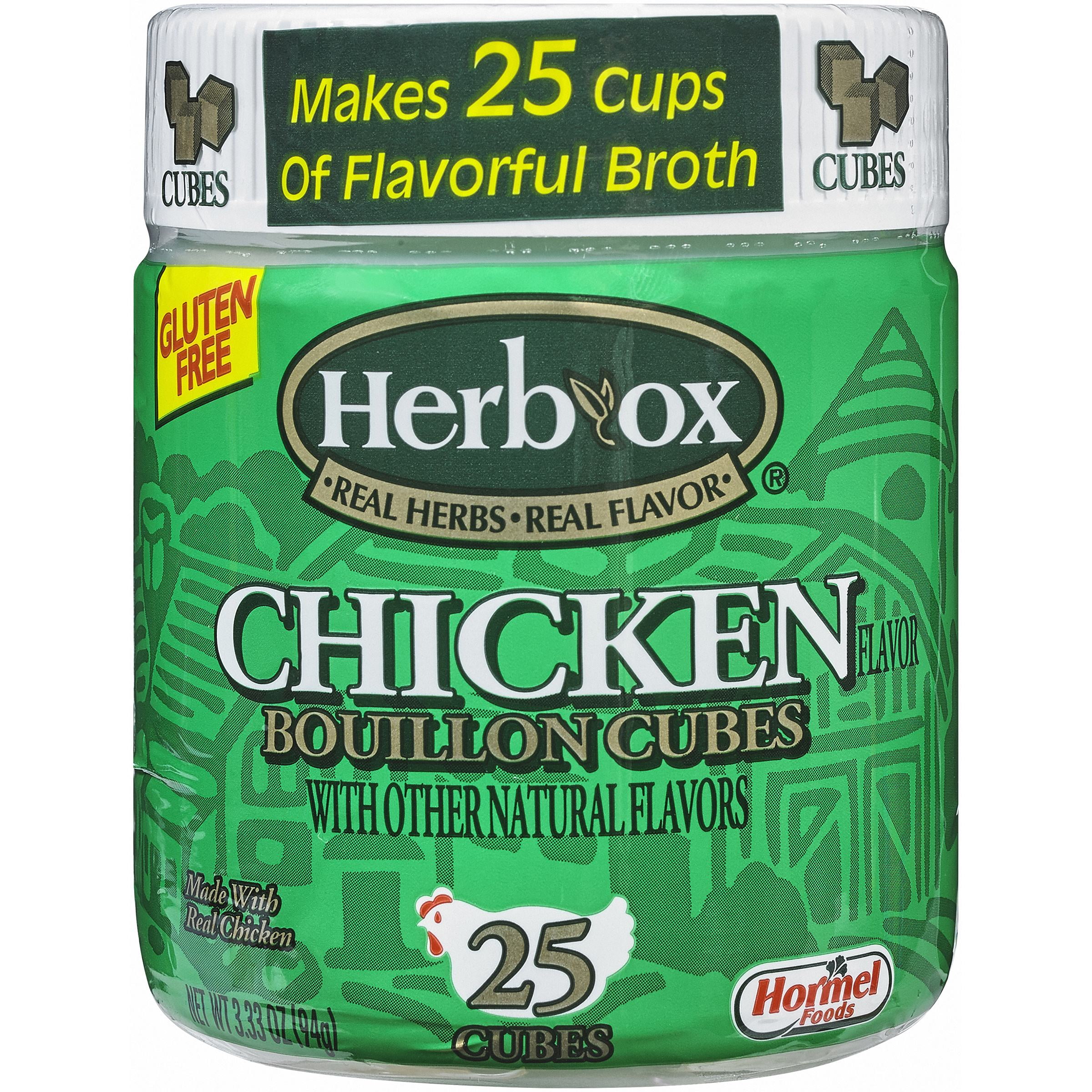 HerbOx Chicken Bouillon Cubes, 25 count, 3.33 oz