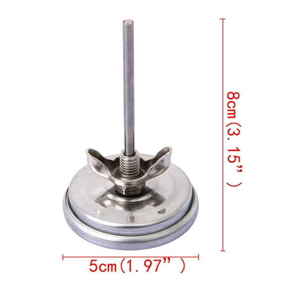 Stainless Steel BBQ Thermometer Grill Temperature Gauge Thermometer Meter Smoker Thermostat 550℉Cooking Food BBQ Tool