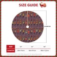 thumbnail image 2 of Xecao African Women Pattern Christmas Tree Skirt Round Xmas Tree Mat Base Cover for Holiday Home Decorations-30", 2 of 6