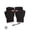 Black, variant on Luxtrada USB Heated Gloves, Men Women Winter Warm Electric Heating Gloves Mitten, 3 Temperature Settings