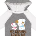 thumbnail image 4 of Inktastic My Grampy Loves Me Girls Girls Long Sleeve Baby Bodysuit, 4 of 5
