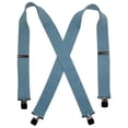 thumbnail image 1 of CTM®  Denim Clip-End 2 Inch Suspenders (Men's), 1 of 1