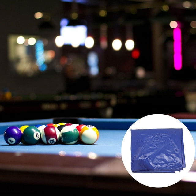 WHAMVOX Housse de Table de Billard Durable Bleue Anti-Éclaboussures pour Débris et Protection contre l'Humidité