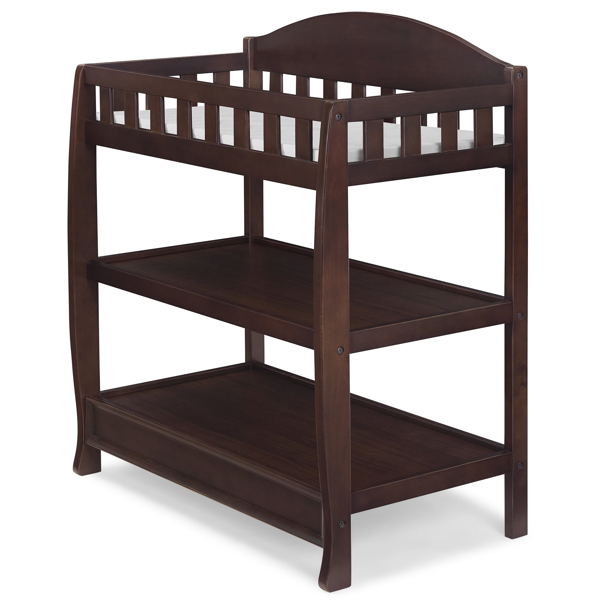Walnut changing table sales