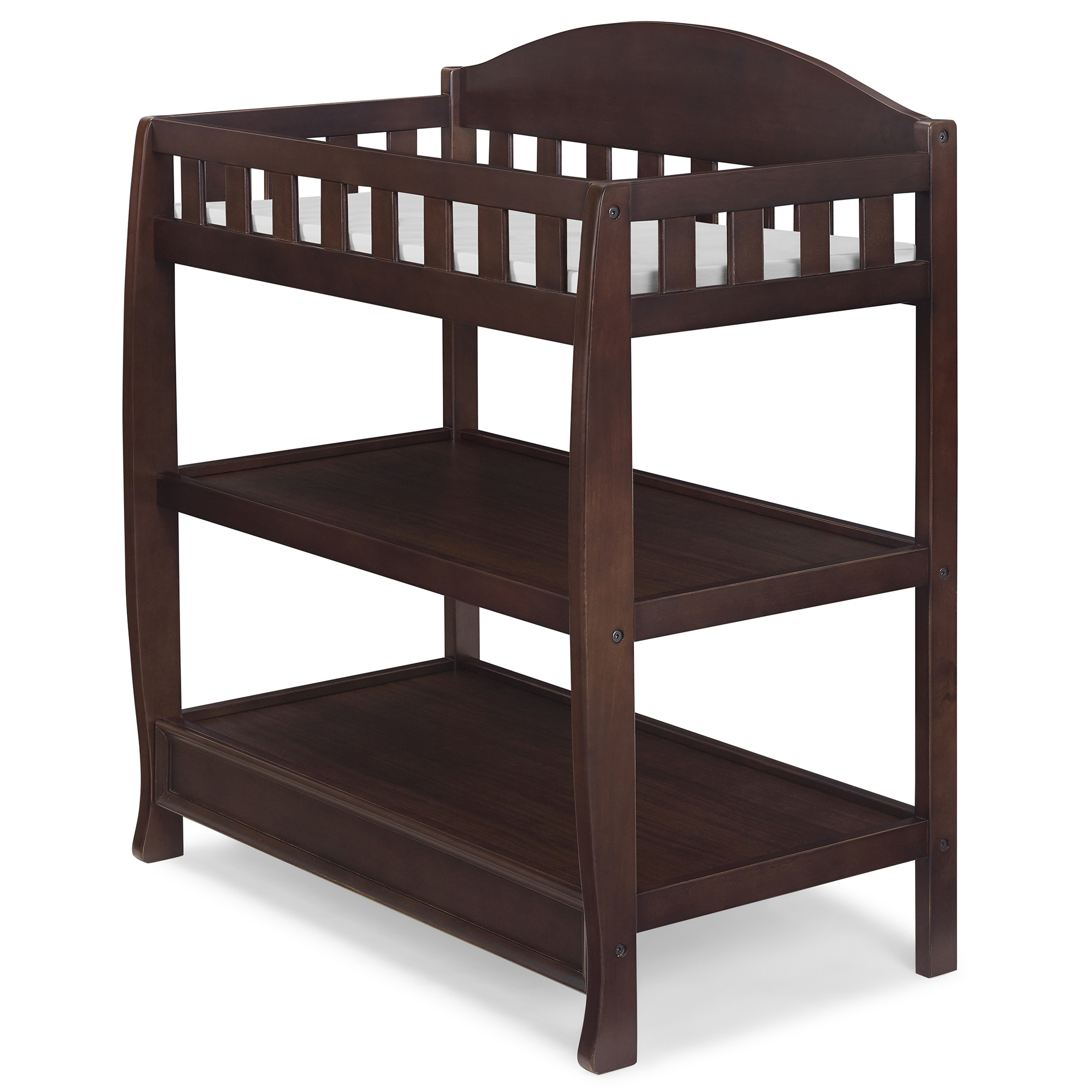Delta Children Wilmington Changing Table with Pad, Walnut Espresso - image 4 of 5